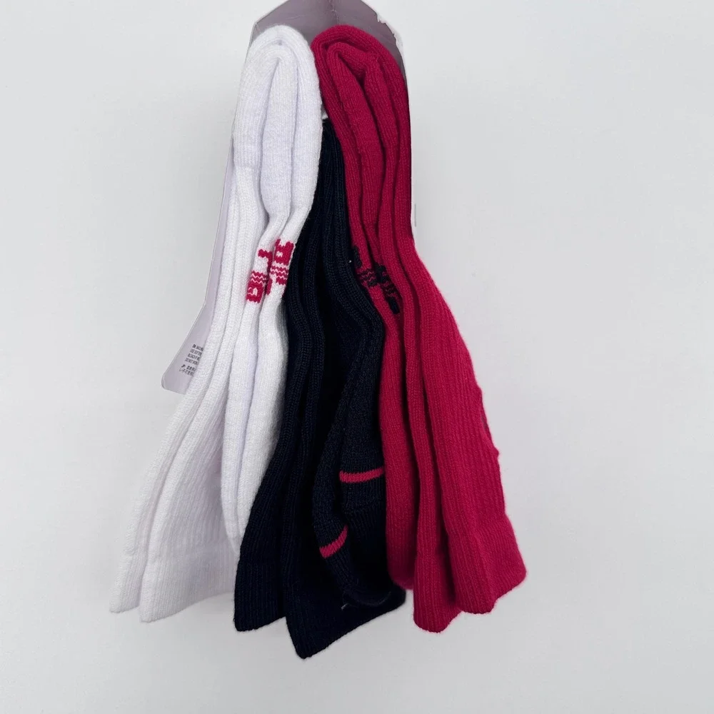 Men's Jordan Everyday Crew Socks (3-Pack) - Red/White/Black DX9632